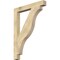 Ekena Millwork Funston Block Rough Sawn Bracket, Douglas Fir, 4"W x 34"D x 46"H BKT04X34X46FST05RDF - alternate 1